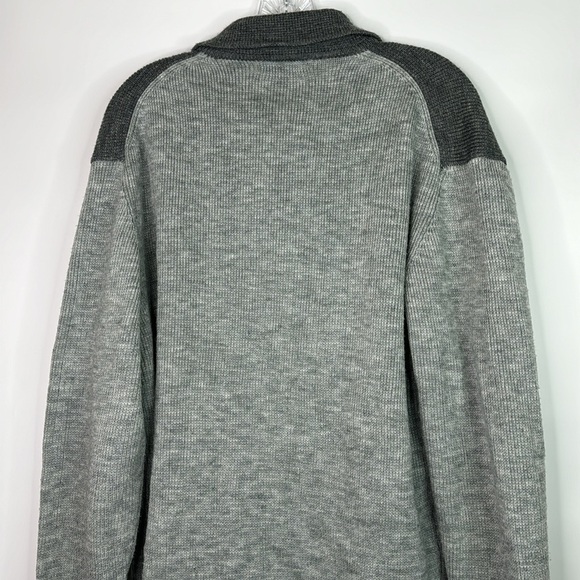 Vintage Munsingwear Grey Button Front Cardigan Sweater Size Large - Picture 5 of 7